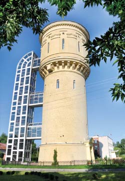 Водонапорная башня с приспособлением под Экологический музей  в г. Полоцке