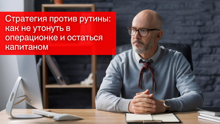 Стратегия против рутины: как не утонуть в операционке и остаться капитаном